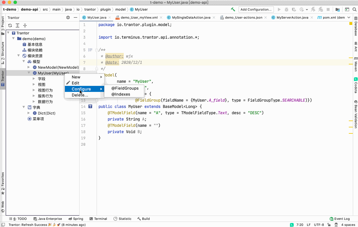 configureIndex